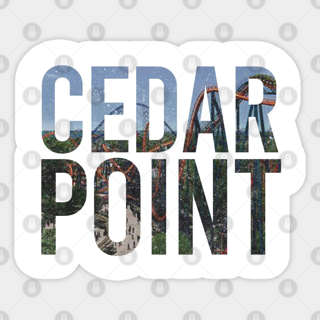 Cedar point Park Sticker by himmih chromatic art